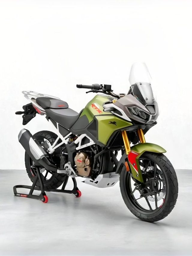 5 शानदार कलर ऑप्शन्स  बेहतरीन फीचर्स के साथ tvs ने लॉन्च की apache rtx 300  कीमत सिर्फ ₹1 99