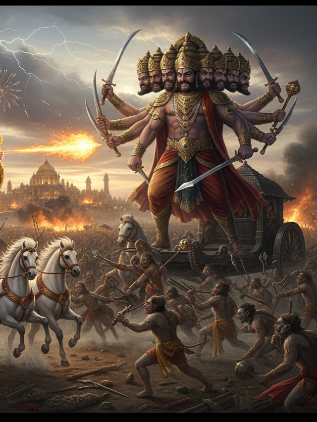 dussehra 2025  दशहरे के दिन ही क्यों होता है रावन दहन 