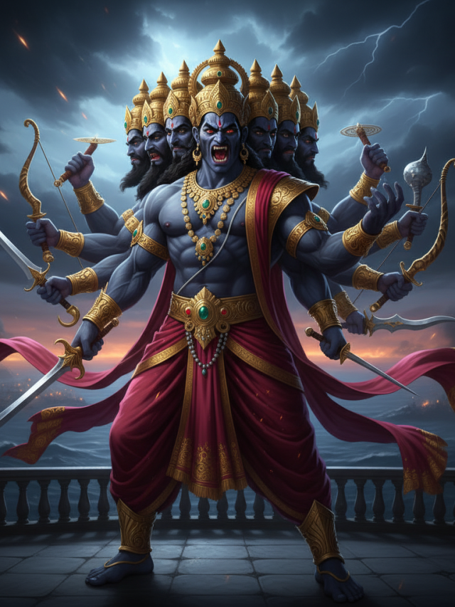 dussehra 2025  क्या है रावण के 10 सिरों का राज 