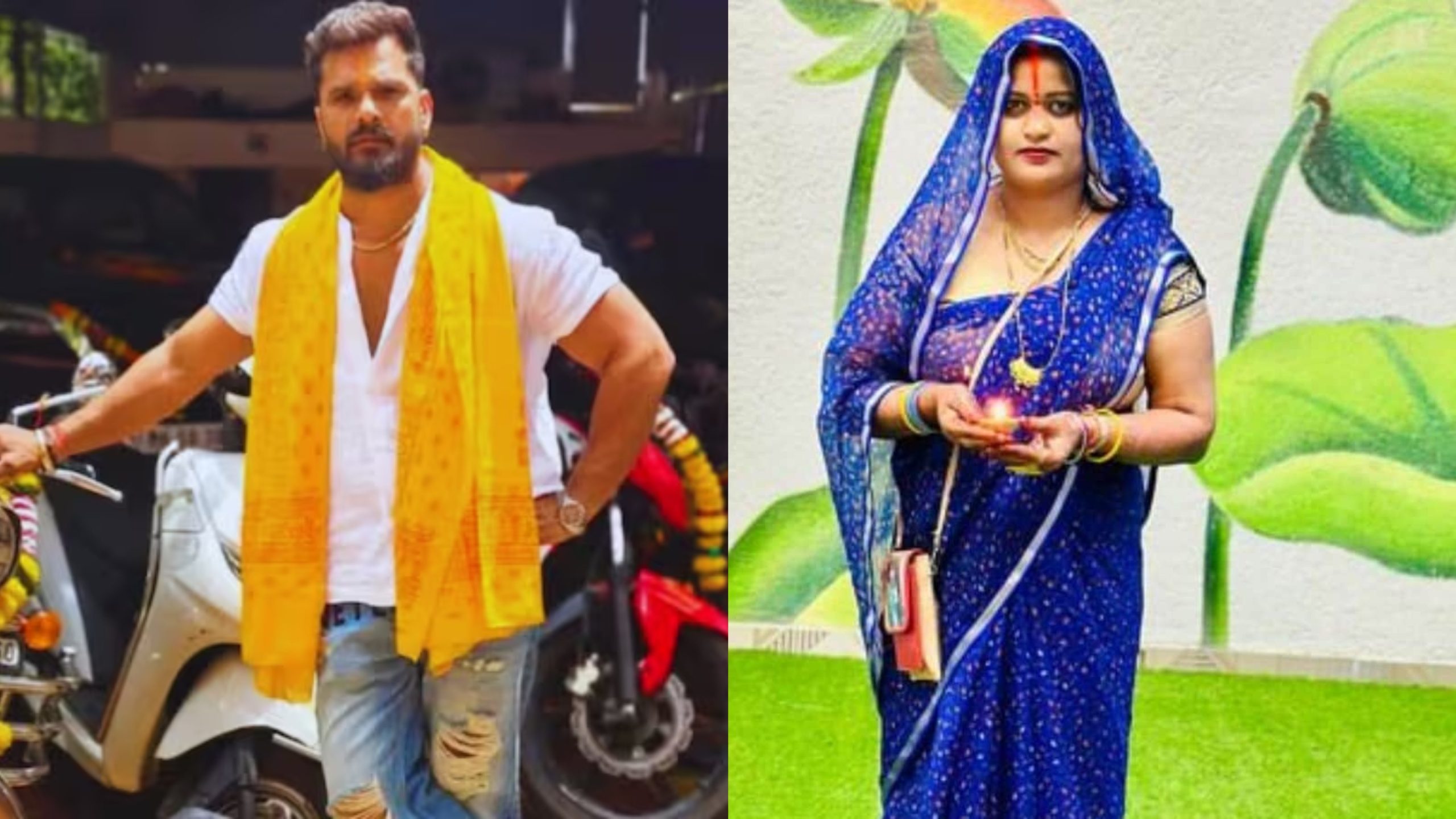 Khesari Lal Yadav Wife News