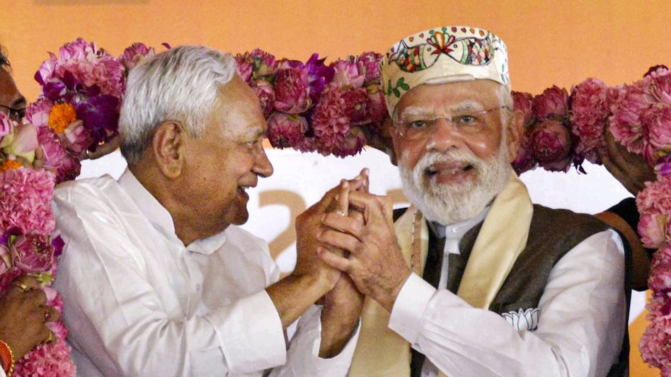 PM Modi on Bihar Result 2025 (credit S-M )