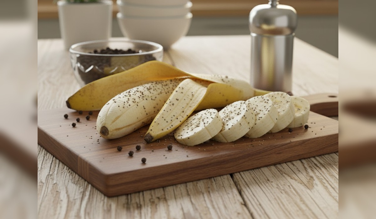 Banana aur Black Pepper Benefits