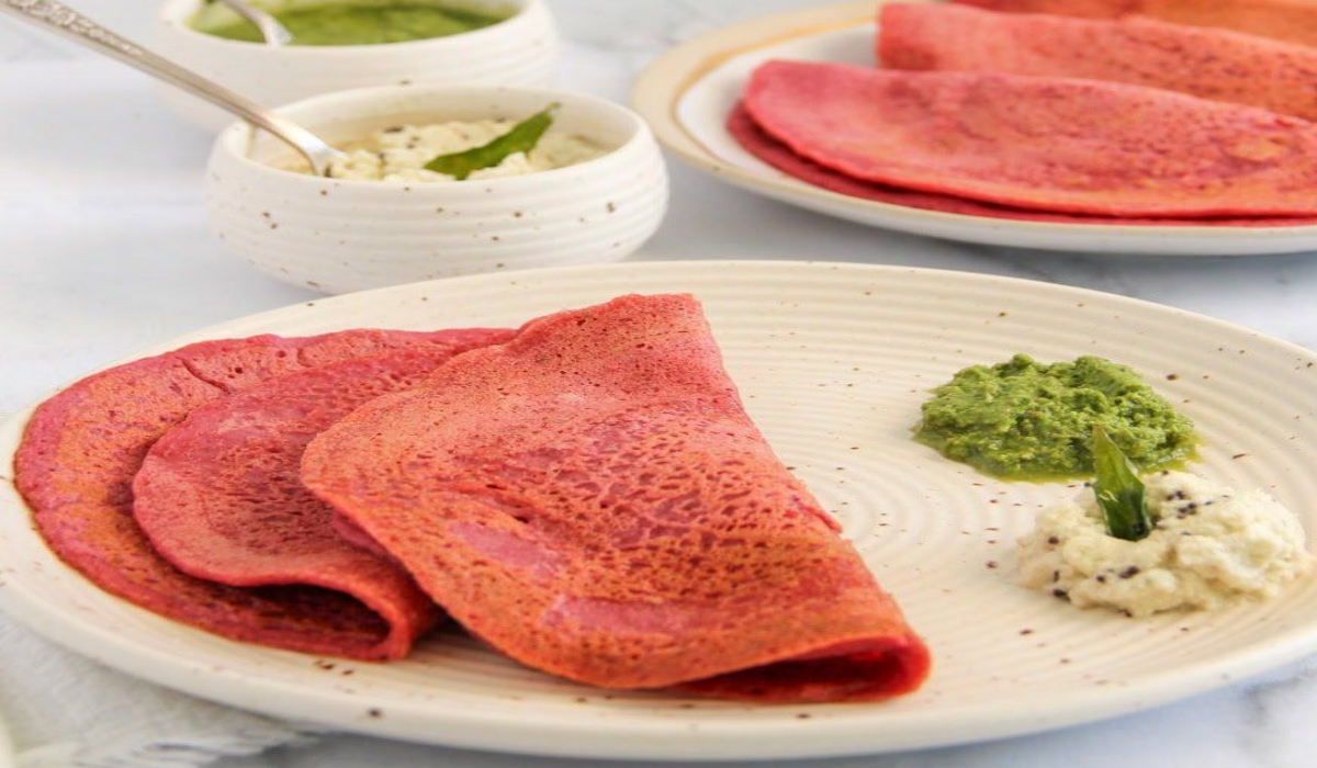 Beetroot Rava Chilla Recipe