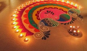Dev Deepawali Rangoli Design 