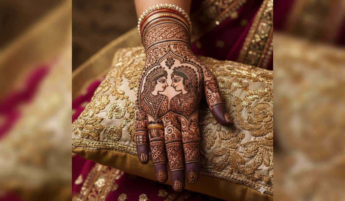 Back Hand Bridal Mehndi Design