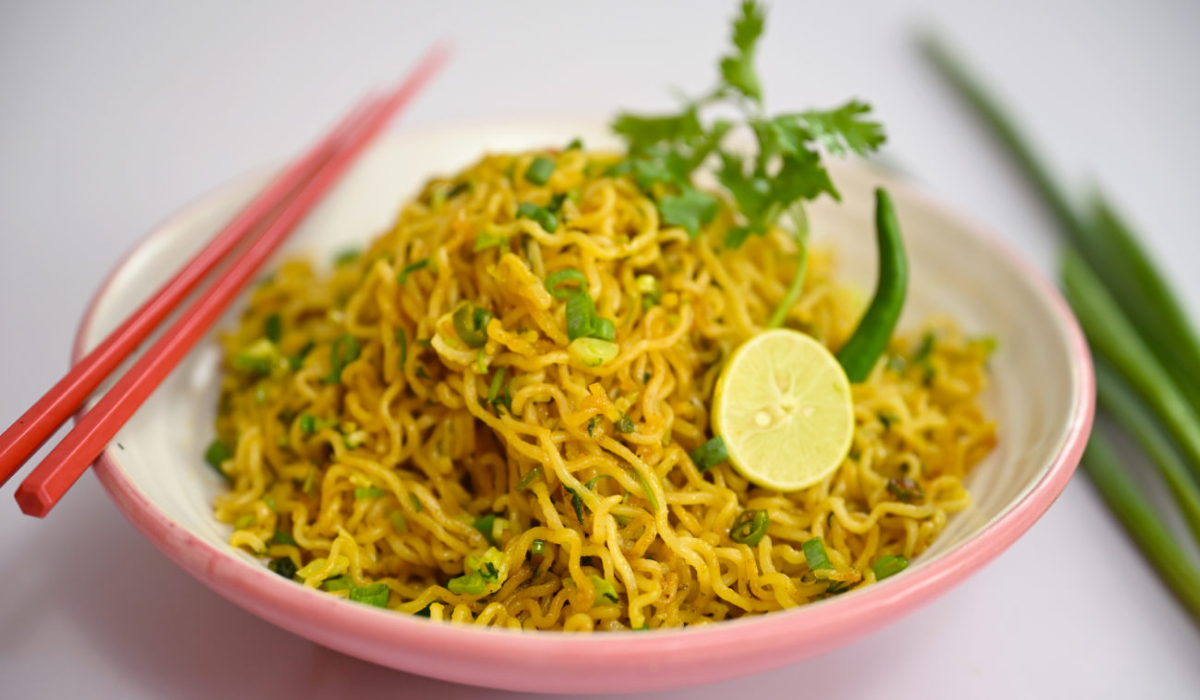 Lemon Garlic Maggi Recipe