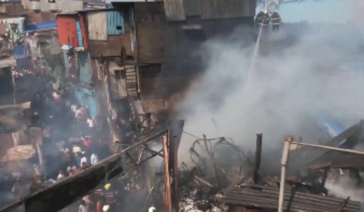 Mumbai Dharavi Fire