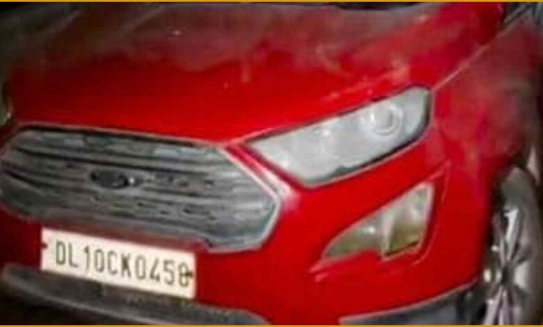 Red Ecosport Car Seized