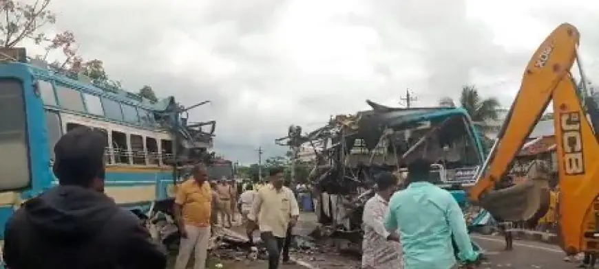 Tamil Nadu Bus Collide