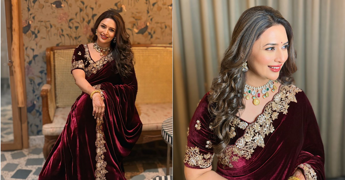 Trendy Velvet Sarees( Source: Social Media)