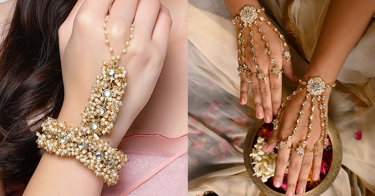 Latest Bridal Haath Phool Design