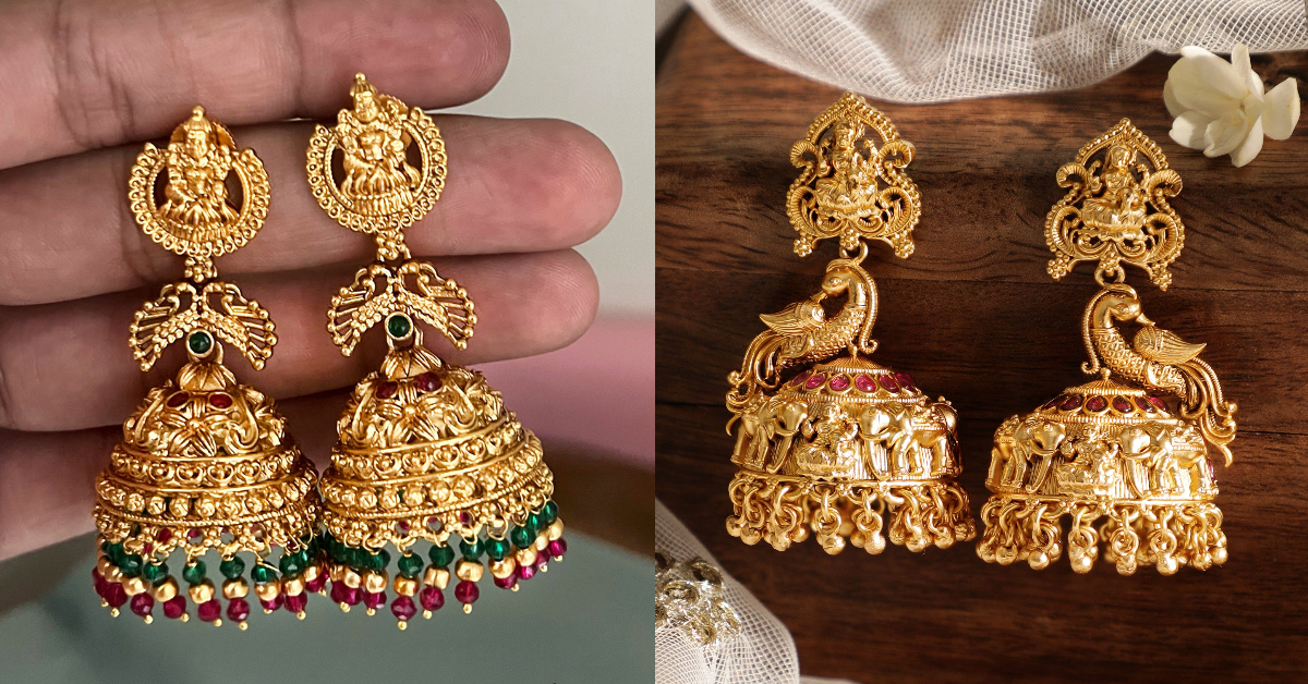 Gold Jhumka Design( Source: Social Media)