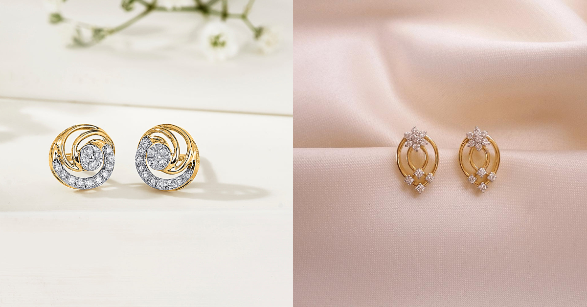 Gold Earrings Designs For Daily Use