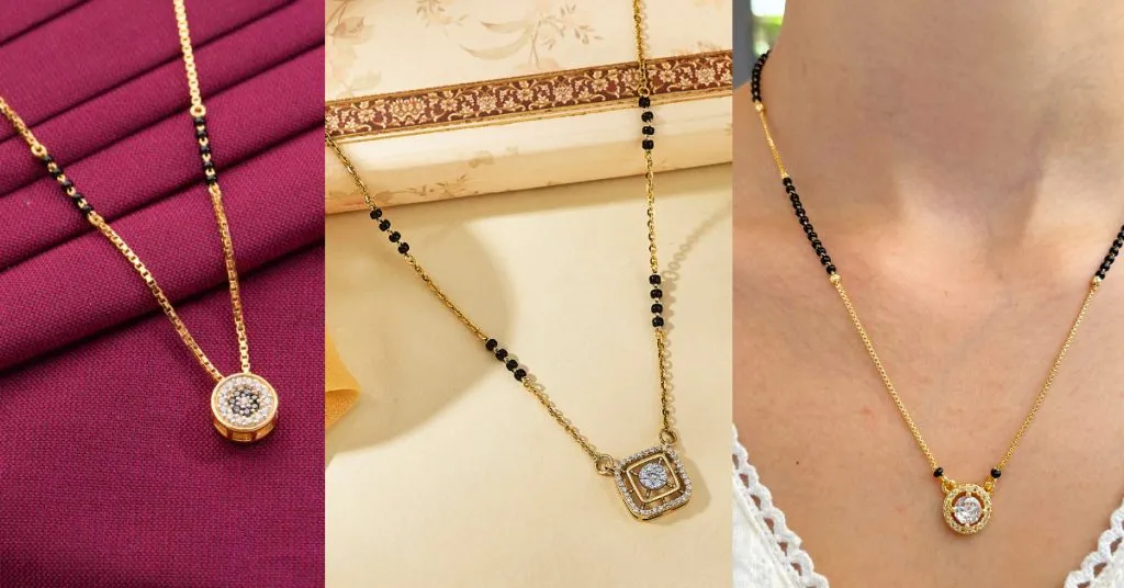 Latest Gold Mangalsutra Design