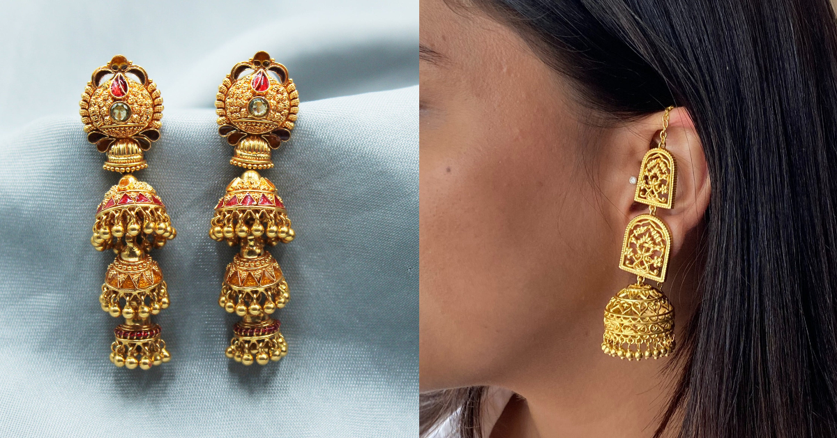 Bridal Gold Jhumka Design( Source: Social Media)