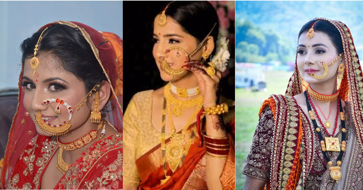 Gold Pahadi Nath Design( Source: Social Media)