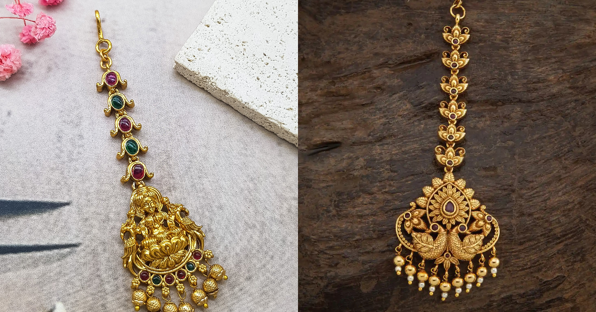 Bridal Pure Gold Maang Tikka Design( Source: Social Media)