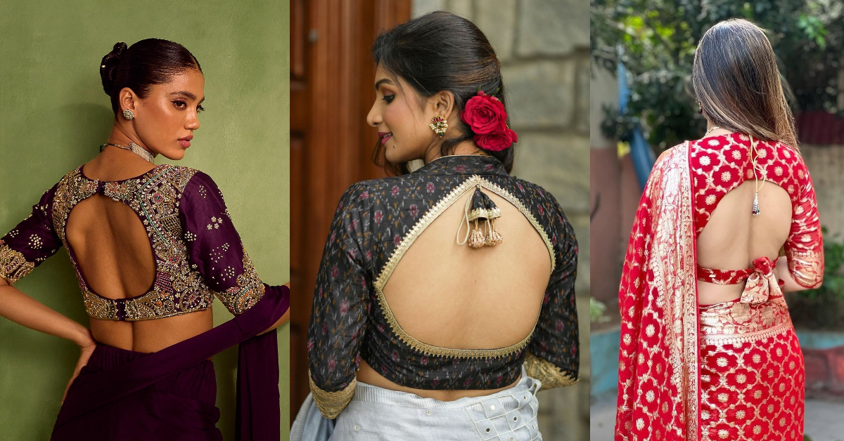 Latest Backless Blouse Designs( Source: Social Media)