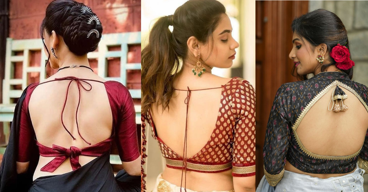 Latest Backless Blouse Designs( Source: Social Media)