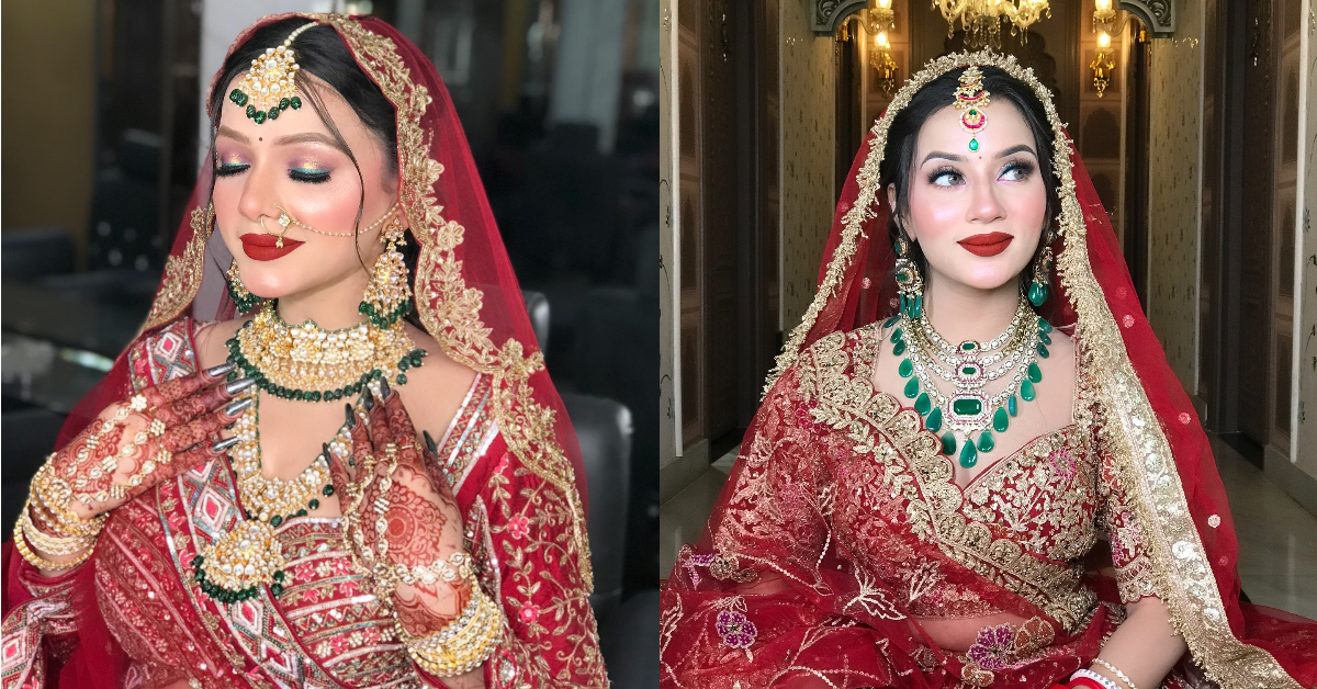 Green Jewellery Designs for Bride