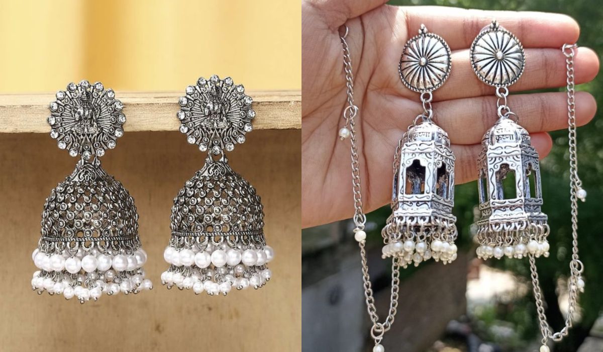 Silver Jhumka Designs