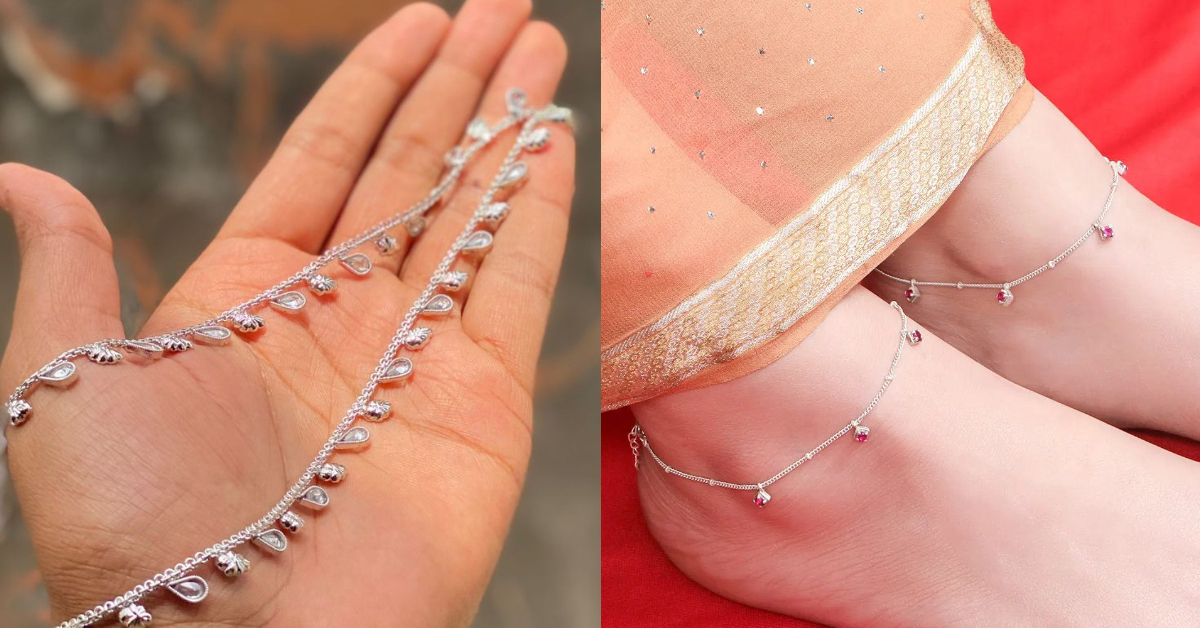 Silver Payal Designs For Bridal( Source: Social Media)