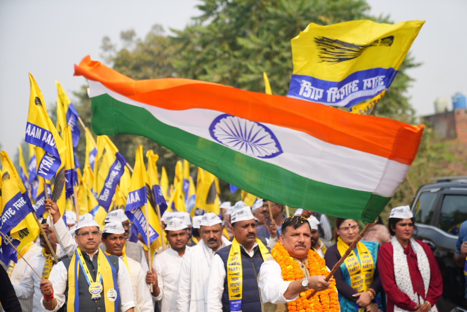 AAP Leader Sanjay Singh