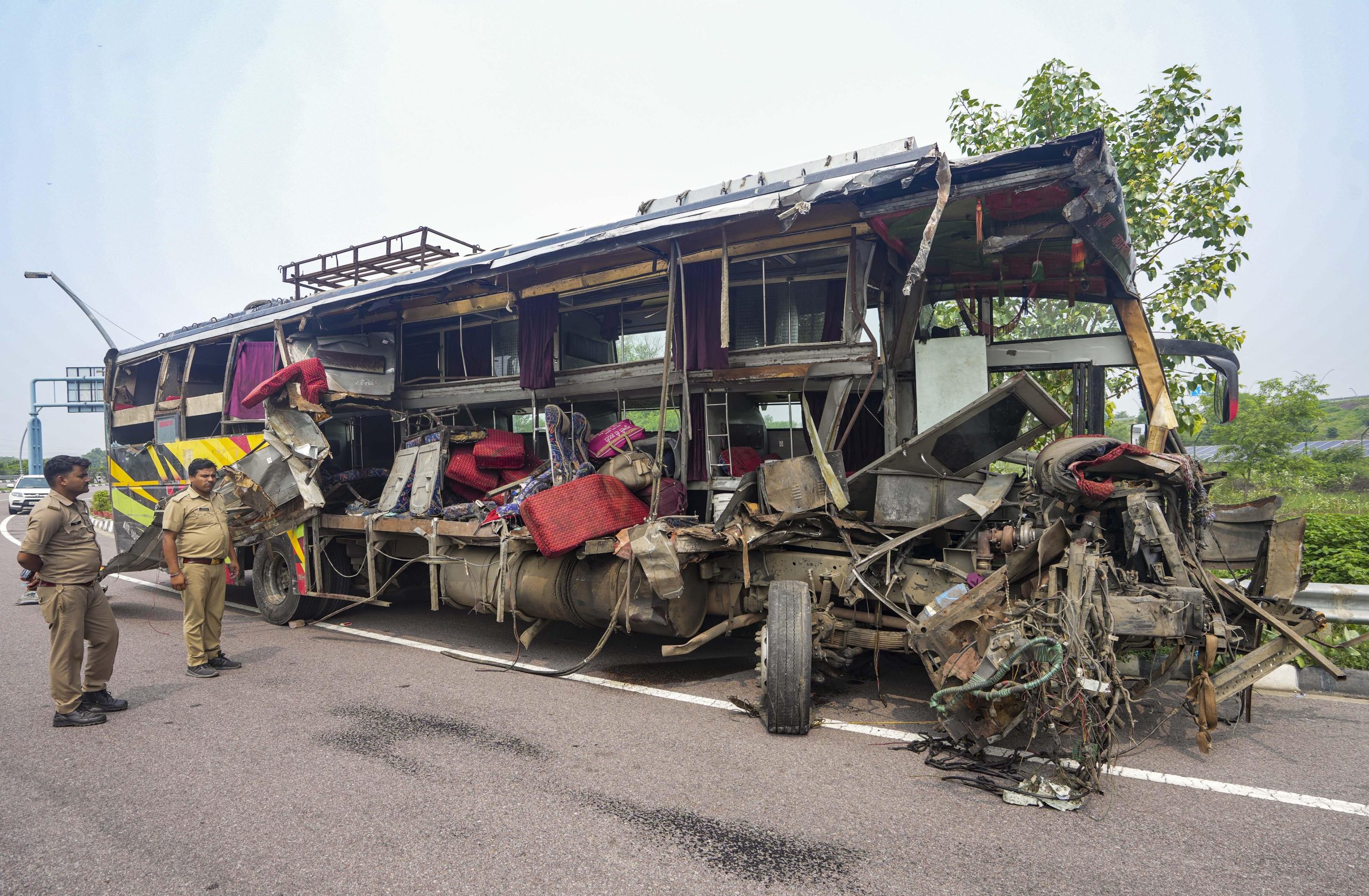 Yamuna Expressway Bus Accident Updates
