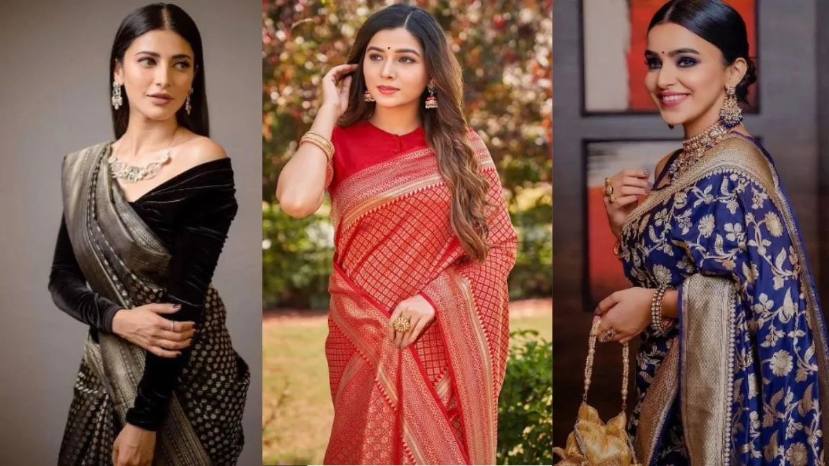 Modern Bridal Saree Design( Source: Social Media)