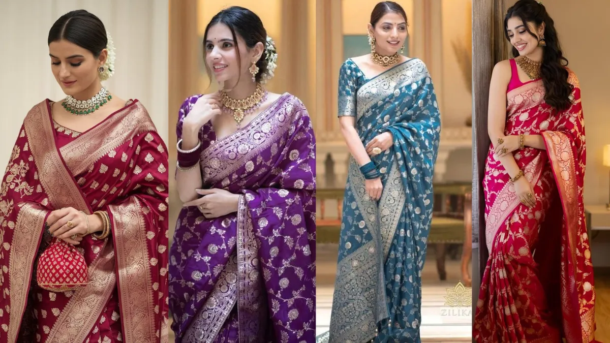 Modern Bridal Saree Design