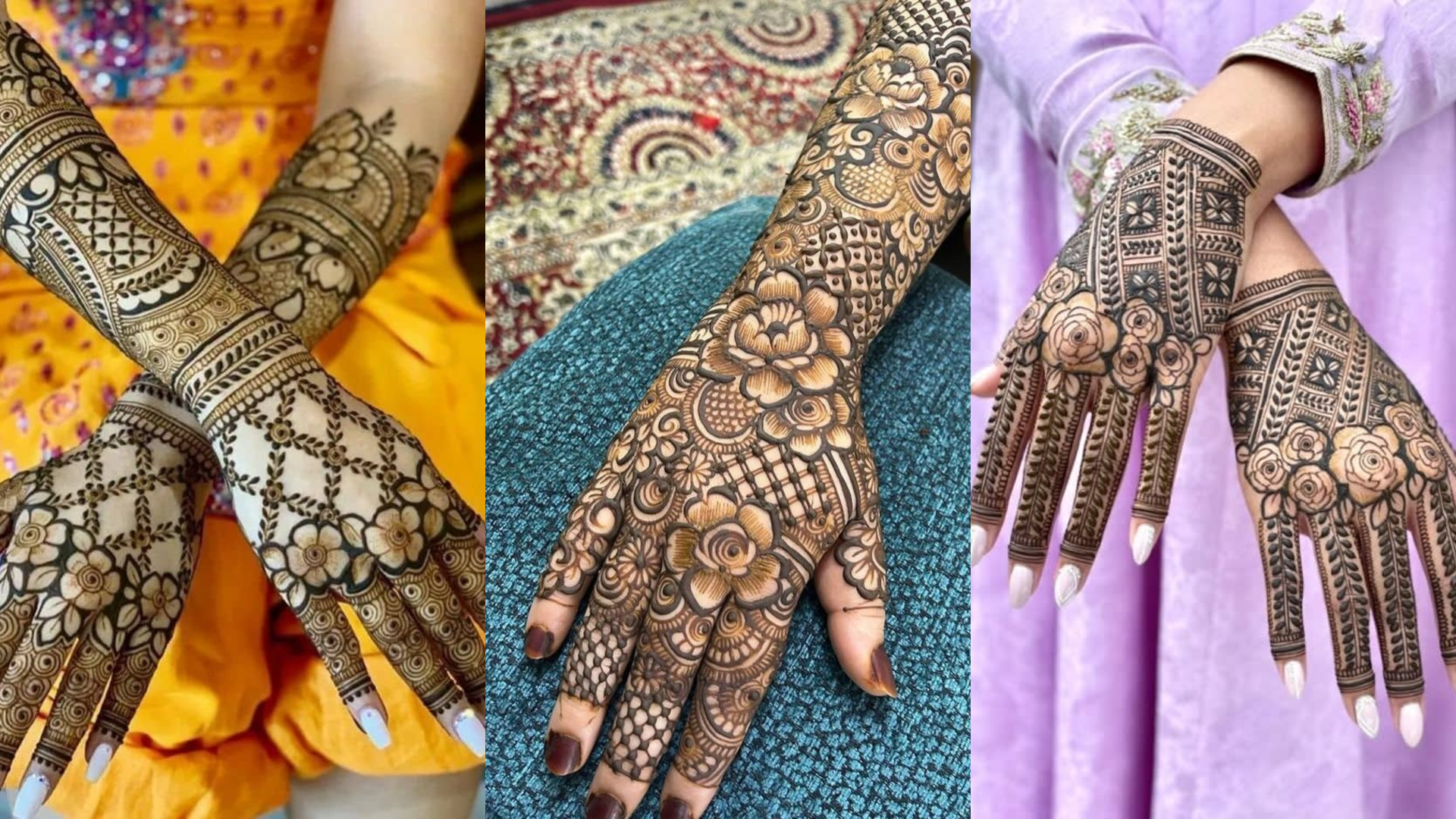 Back Hand Bridal Mehndi Design