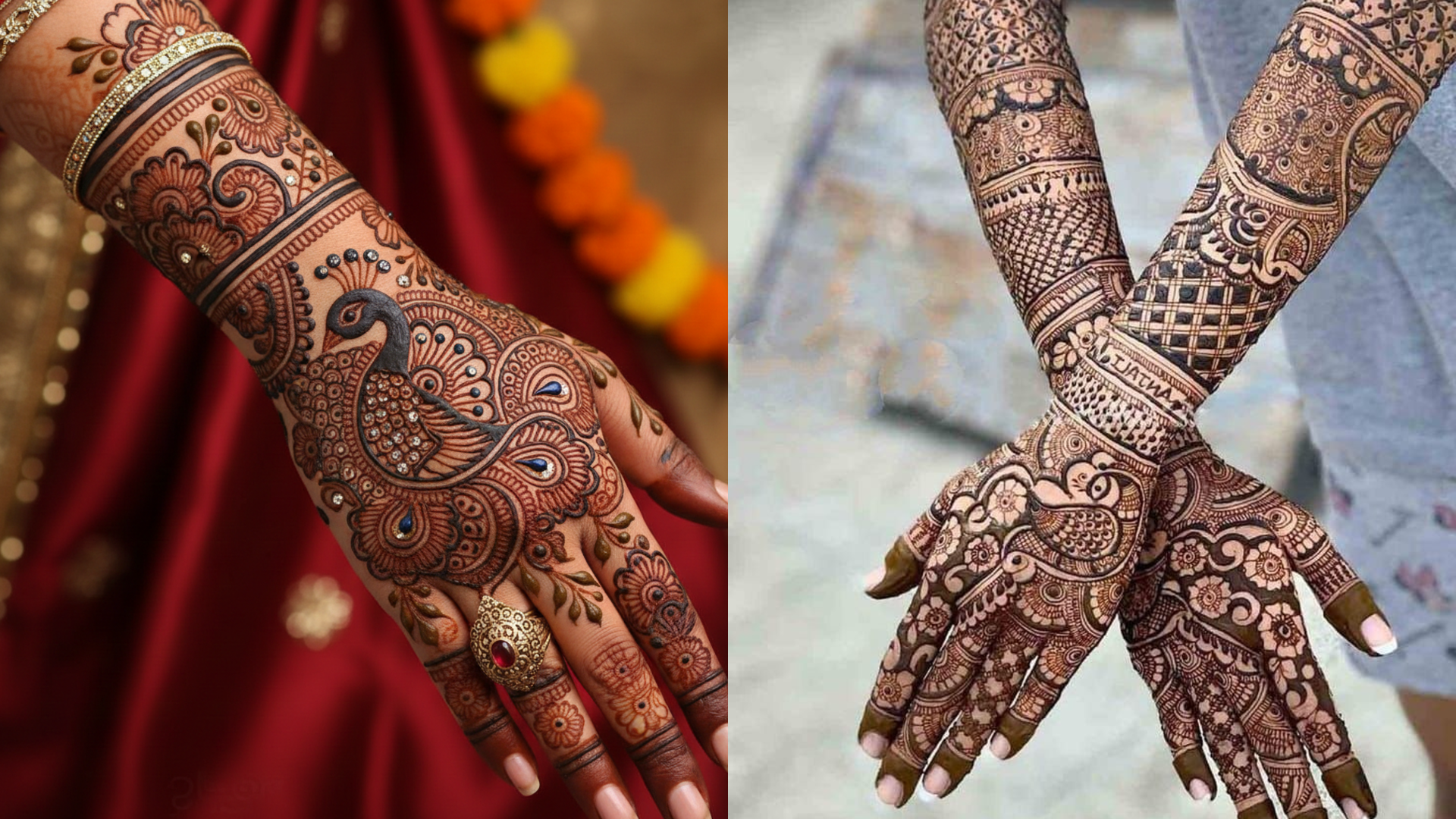 Back Hand Bridal Mehndi Design