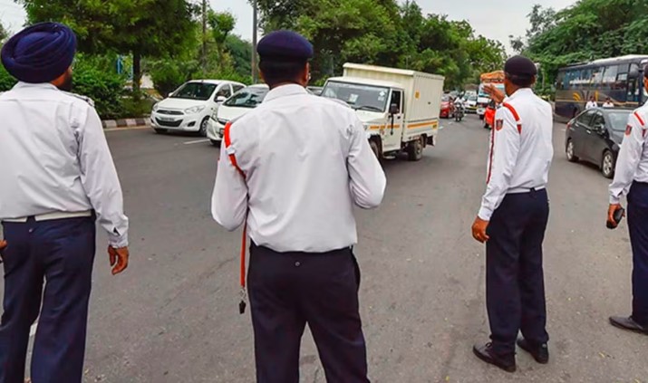 Delhi Traffic Advisory (Soucre: Social Media)