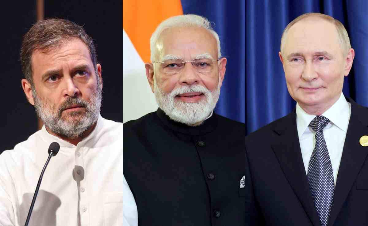 Rahul Gandhi on Putin India Visit (credit S-M)