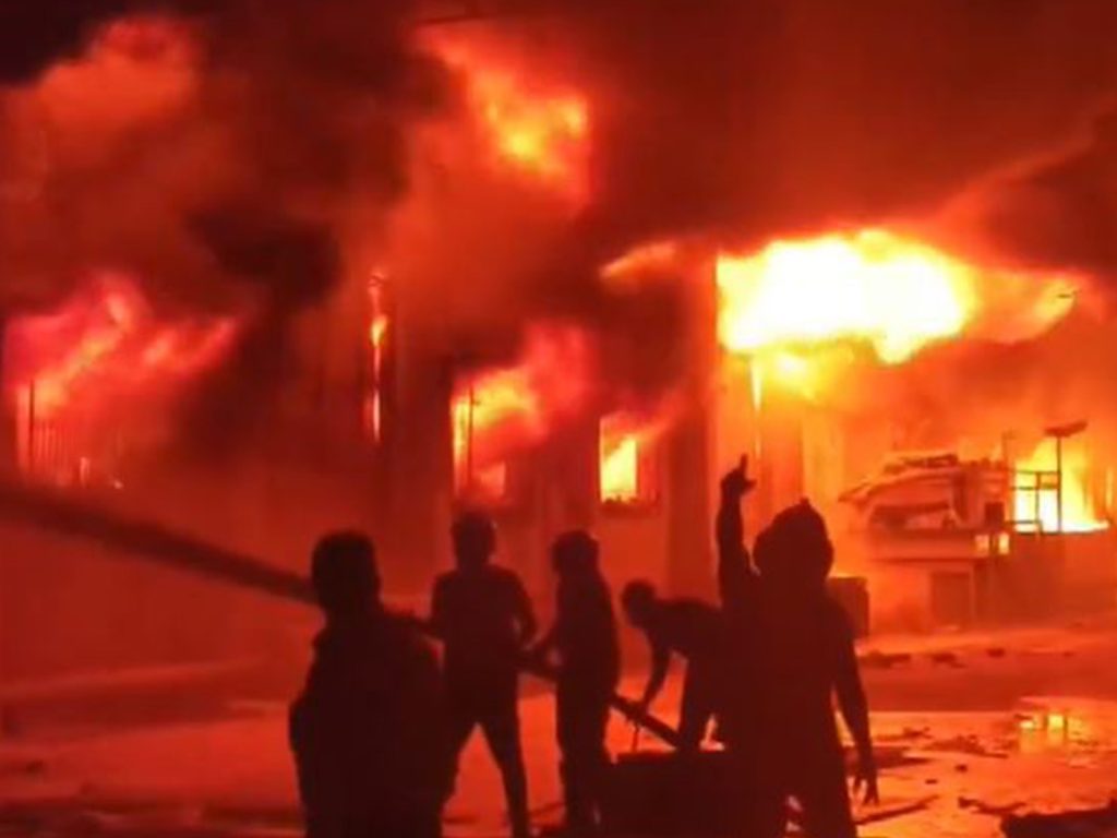 Fire Break out in Dadra