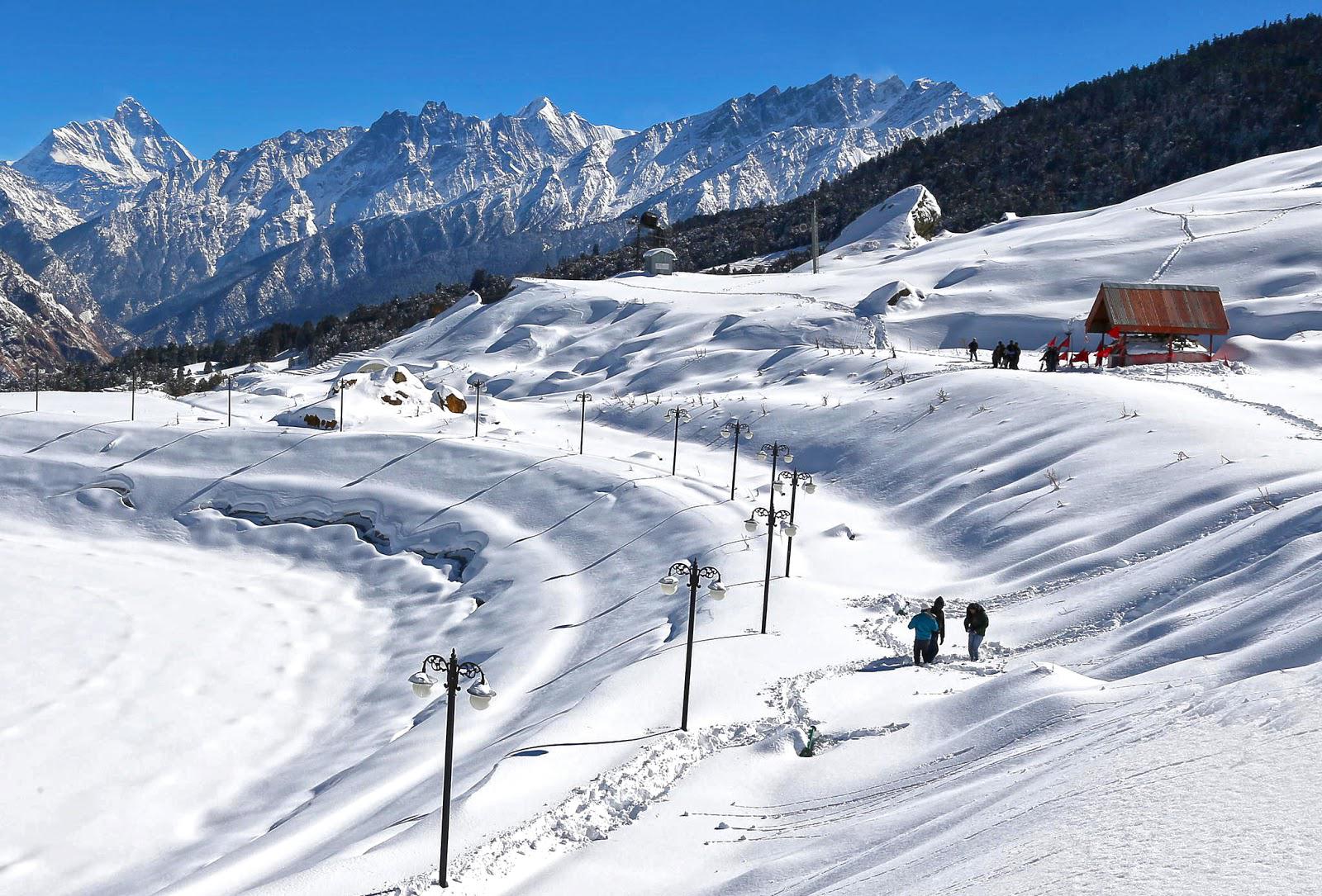 January Snowfall in India