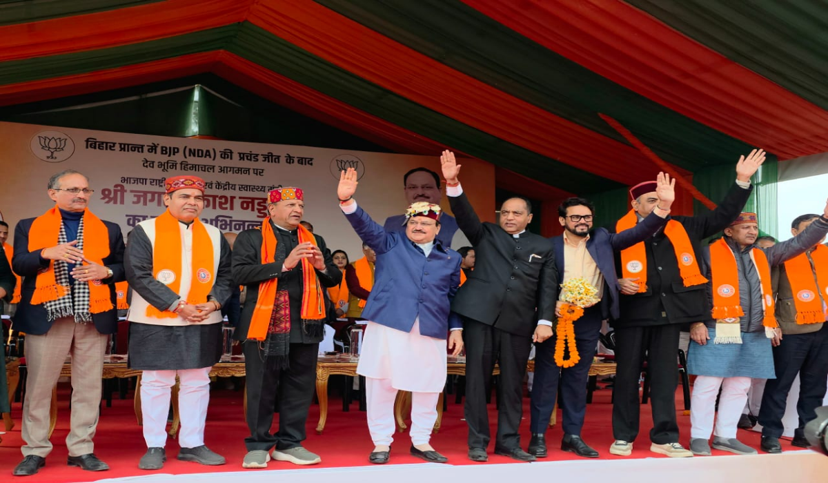 JP Nadda Himachal Visit