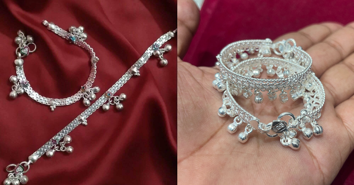 Silver Payal Design For Baby Girl( Source: Social Media)