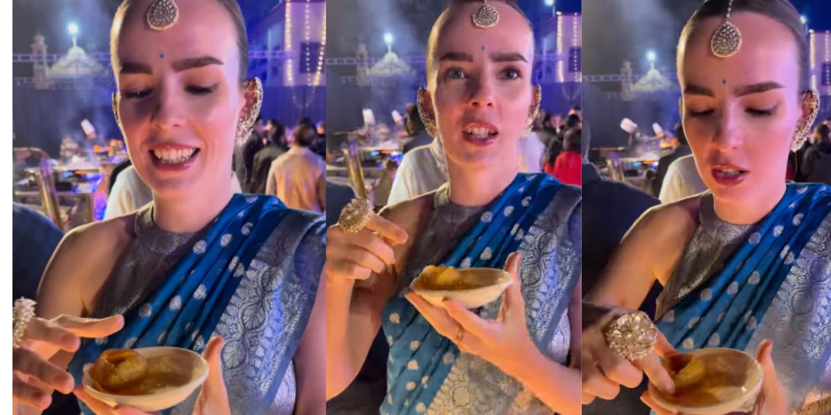 Foreign Girl Golgappa Video (credit-sm)