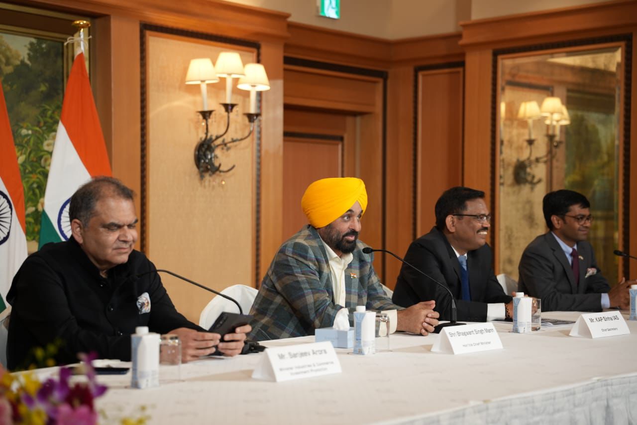 Punjab CM Bhagwant Mann In Japan