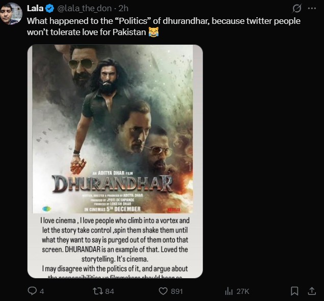 Hrithik Roshan Dhurandhar Movie( Source: Social Media)