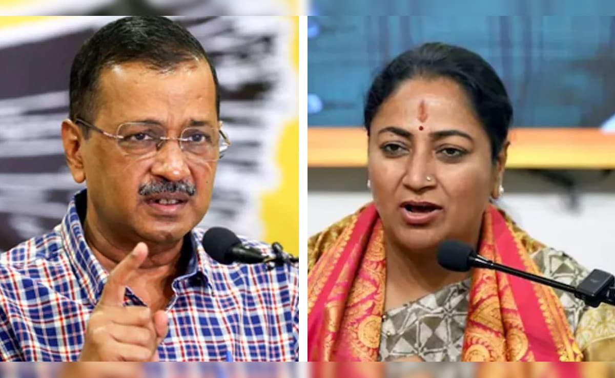 Kejriwal on CM Rekha Gupta Post ( credit S-M )