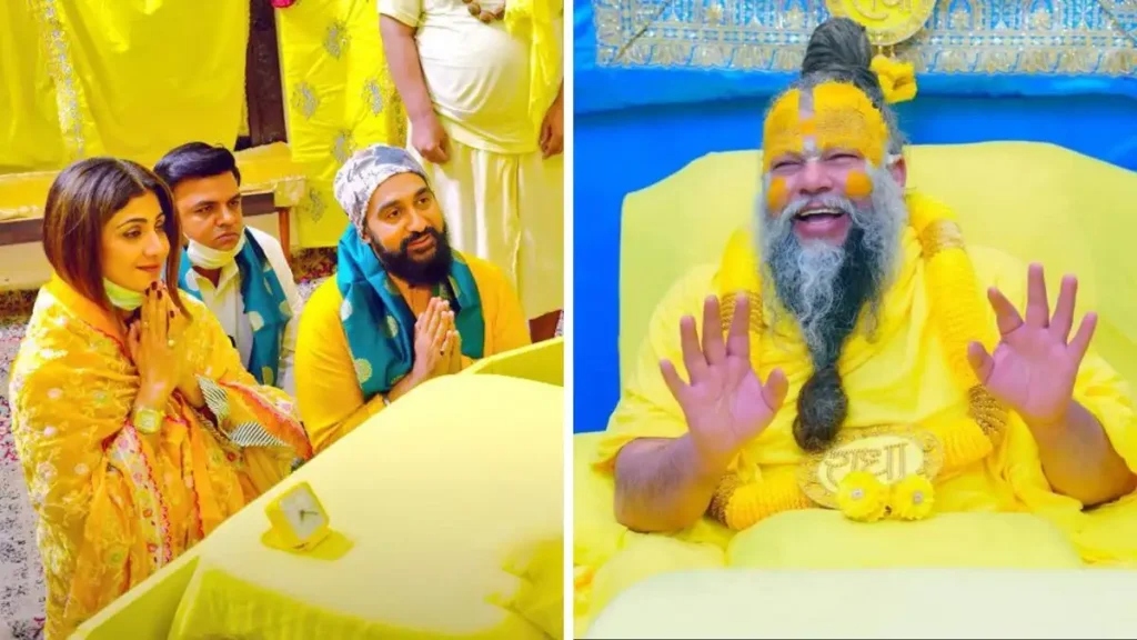 Bollywood Celebrities in Premanand Maharaj Ashram - Source : Social media