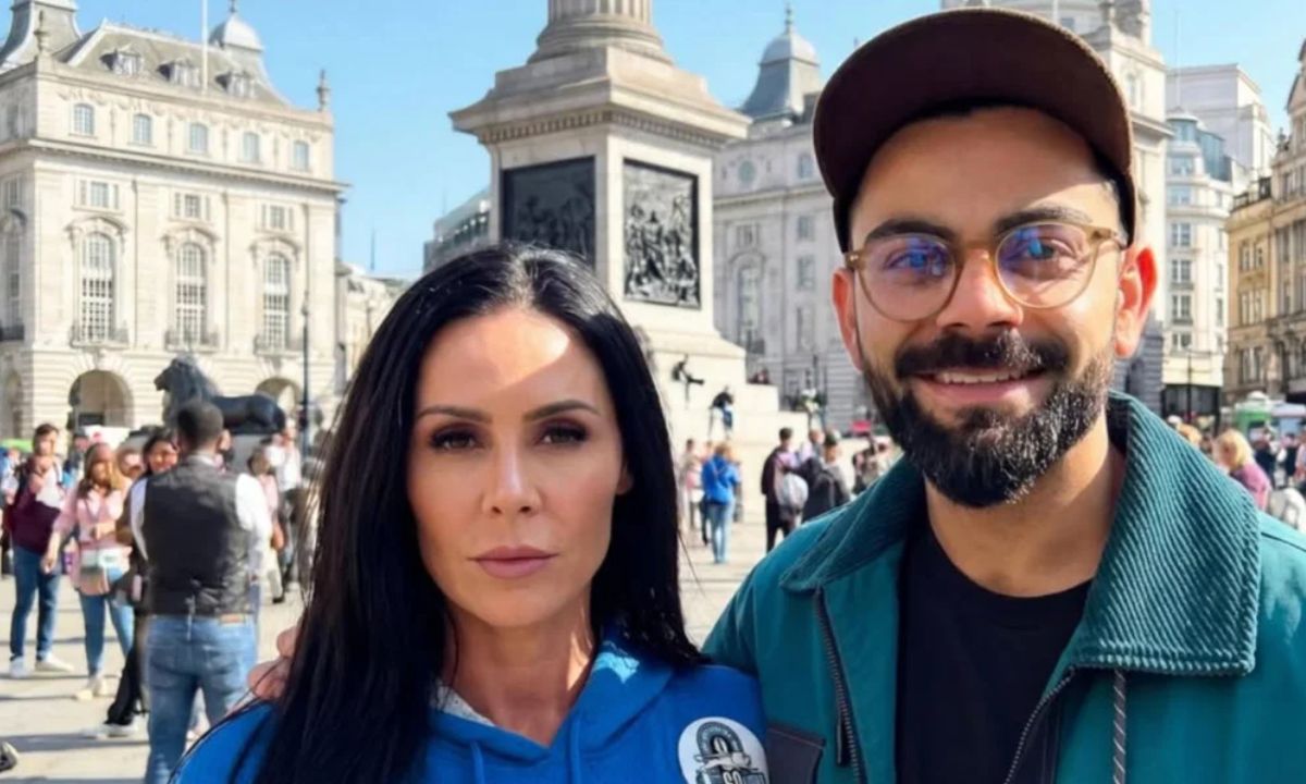 Virat Kohli with Kendra Lust
