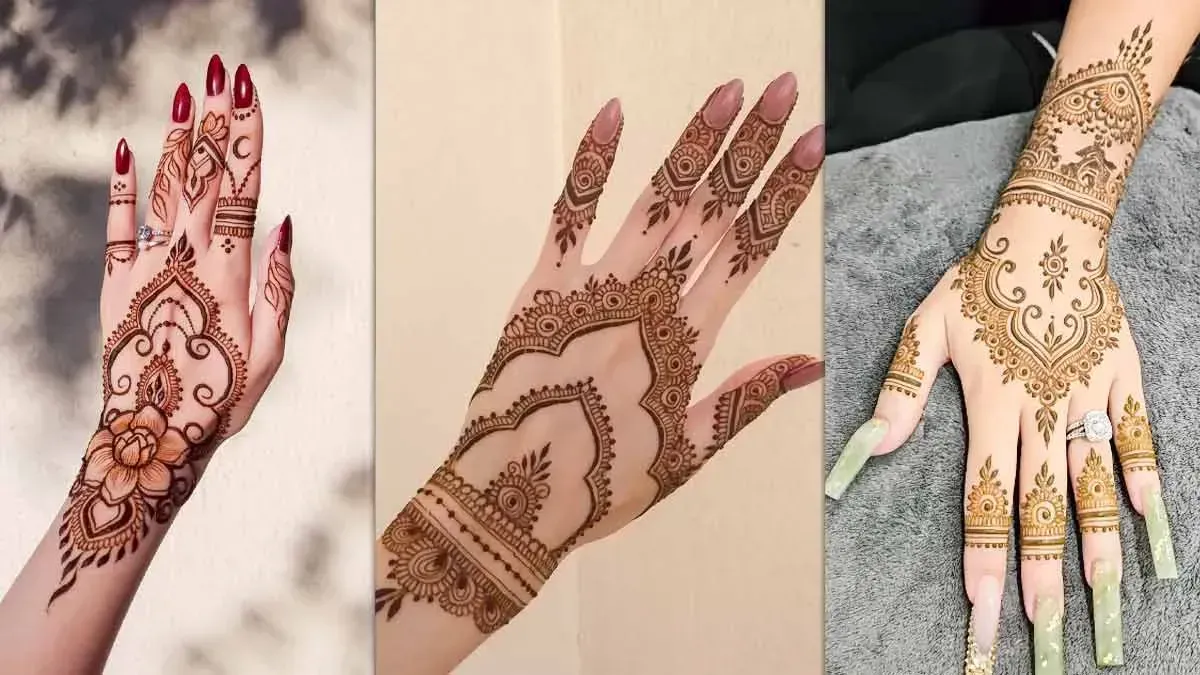 Easy Arabic Mehndi Design( Source: Social Media)