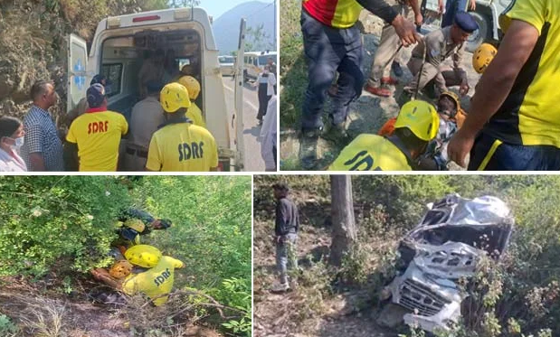 Tehri Road Accident