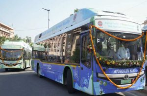 DMRC Launched Hydrogen Buses