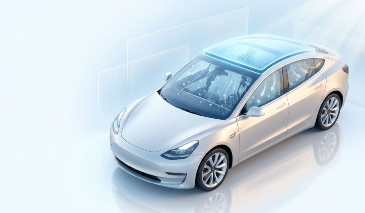 Tesla Glass Roof Cooling Technology (Image- Social Media)