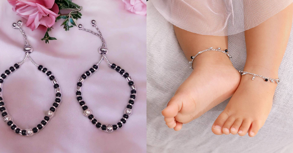 Silver Anklet Ideas for Baby Girl( Source: Social Media)