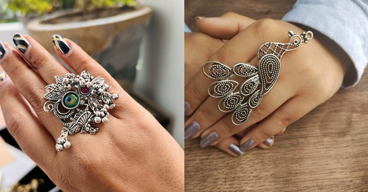 Oxidised Ring Designs For Women( Source: Social Media)